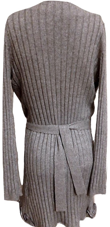 Authentic roccobarorcco women's grey cardigan SZ M