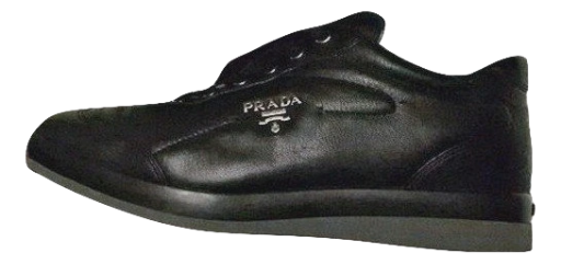 Authentic Prada America's Cup blackLeather women Sneakers SZ 37.5