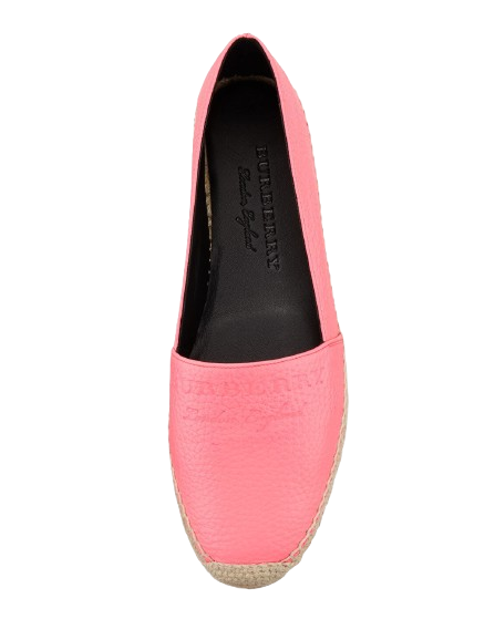 Authentic Burberry Hodgeson Espadrille leather flat ZS 36