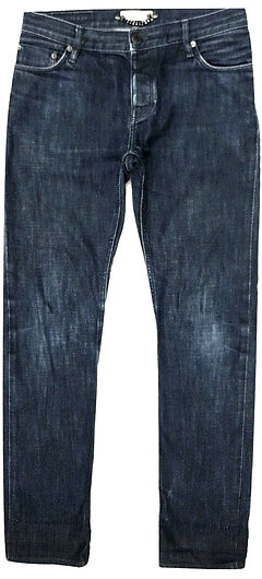 Authentic Burberry women's low waist jeans SZ 29L fit M /Dark Blue Denim Jeans