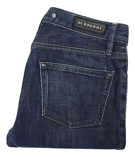 Authentic Burberry women's low waist jeans SZ 29L fit M /Dark Blue Denim Jeans