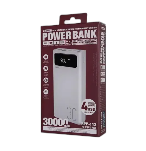 Remax RPP-112 30000mAh High Capacity Fast Charging Power Bank