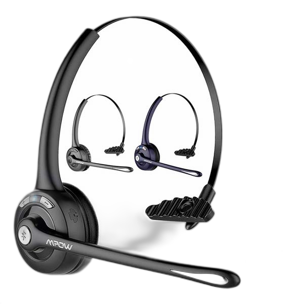 Mpow BH453A Pro Bluetooth Trucker Headset with Microphone