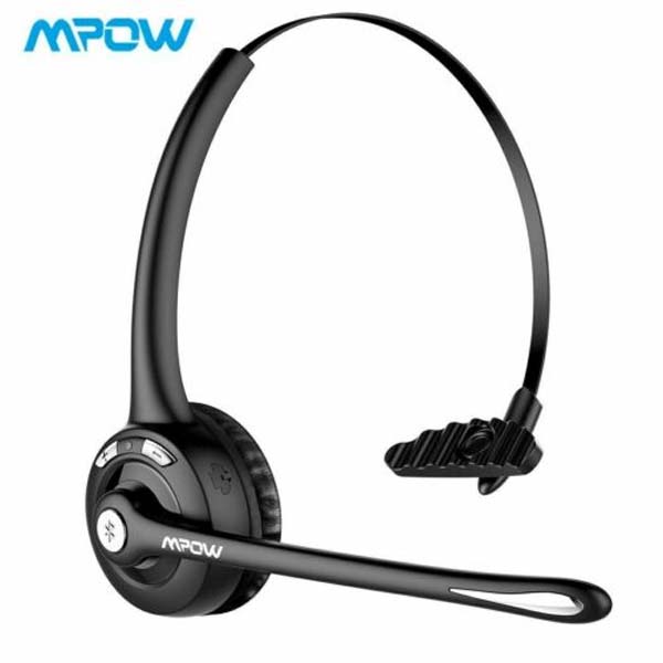 Mpow BH453A Pro Bluetooth Trucker Headset with Microphone