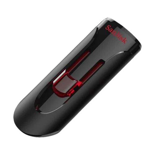 Sandisk Cruzer Glide CZ600 64GB USB 3.0 Black Pen Drive
