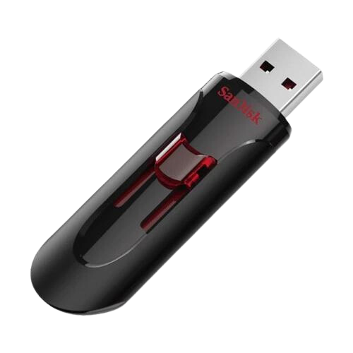 Sandisk Cruzer Glide CZ600 64GB USB 3.0 Black Pen Drive