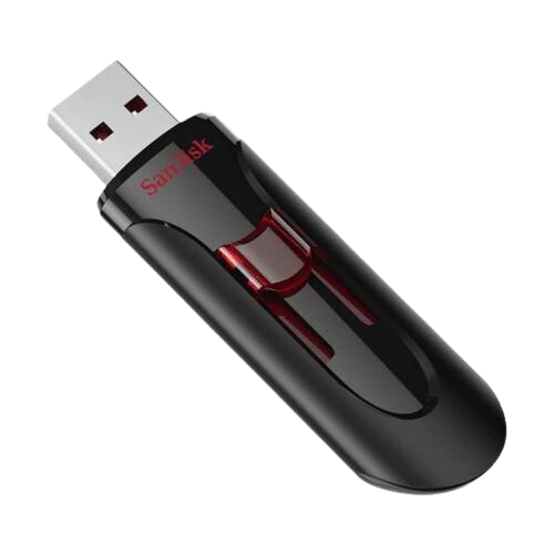 Sandisk Cruzer Glide CZ600 64GB USB 3.0 Black Pen Drive