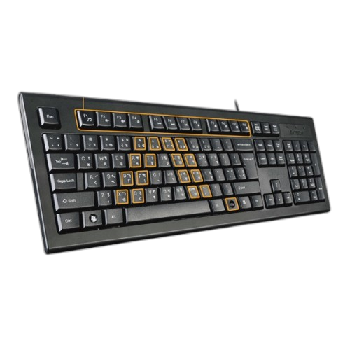 A4TECH KRS-85 Laser Engraving USB Keyboard With Bangla