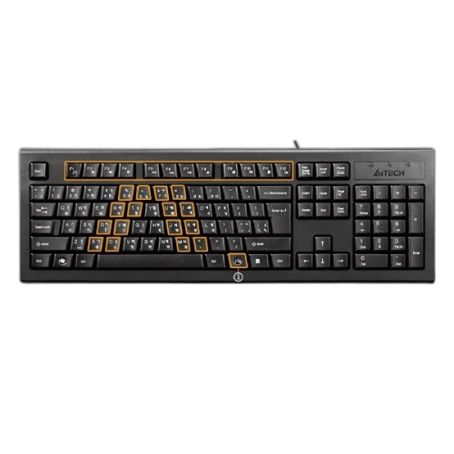A4TECH KRS-85 Laser Engraving USB Keyboard With Bangla