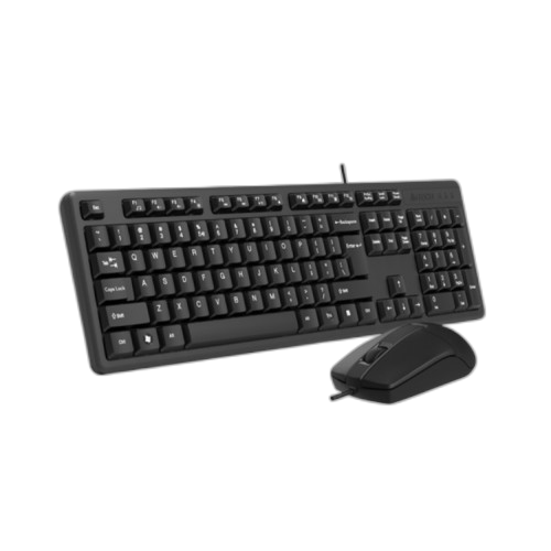 A4tech KK-3330 USB Multimedia Keyboard Mouse Combo Black