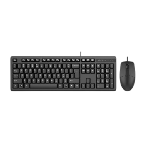 A4tech KK-3330 USB Multimedia Keyboard Mouse Combo Black
