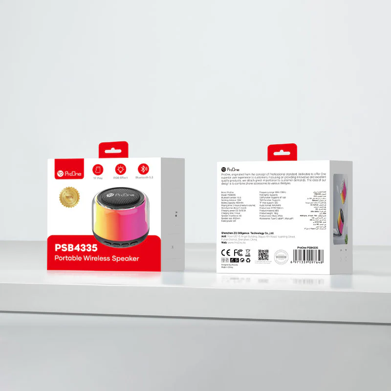 ProOne PSB4335 Portable Bluetooth Speaker 
