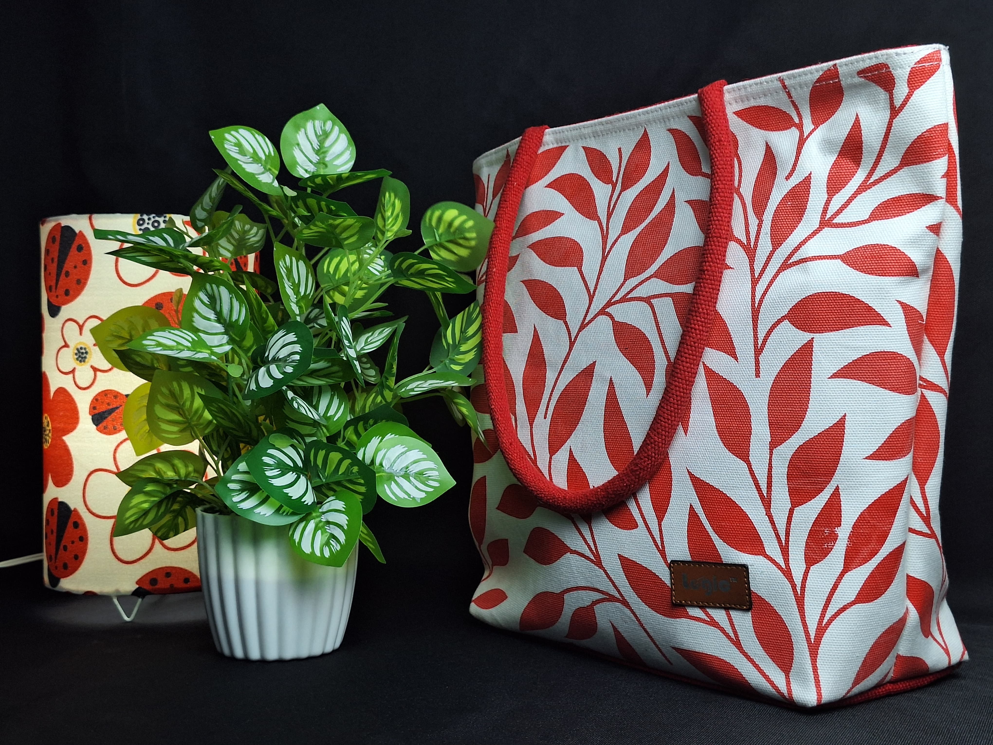 Floral Jute Bag