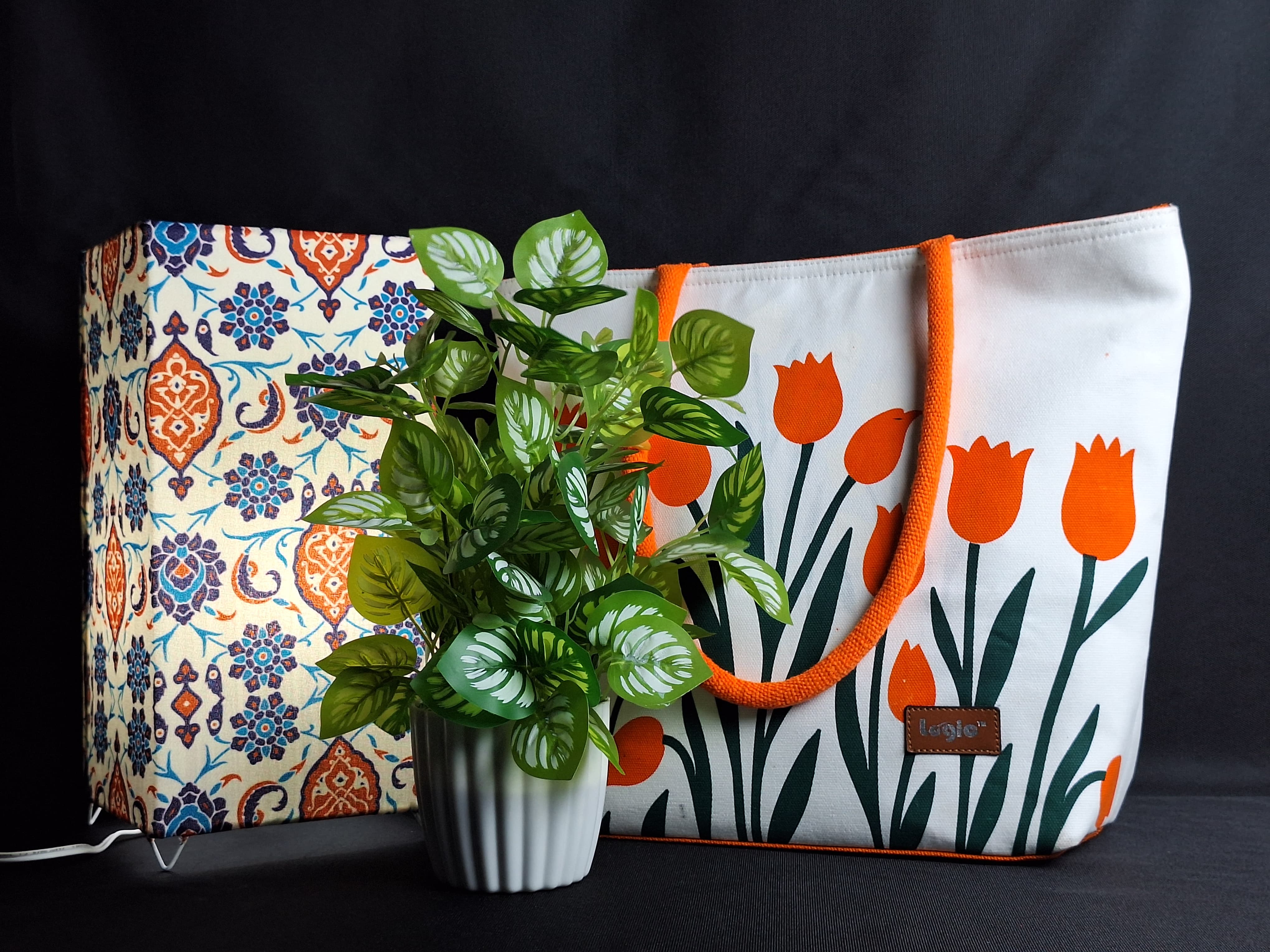 Floral Jute Bag