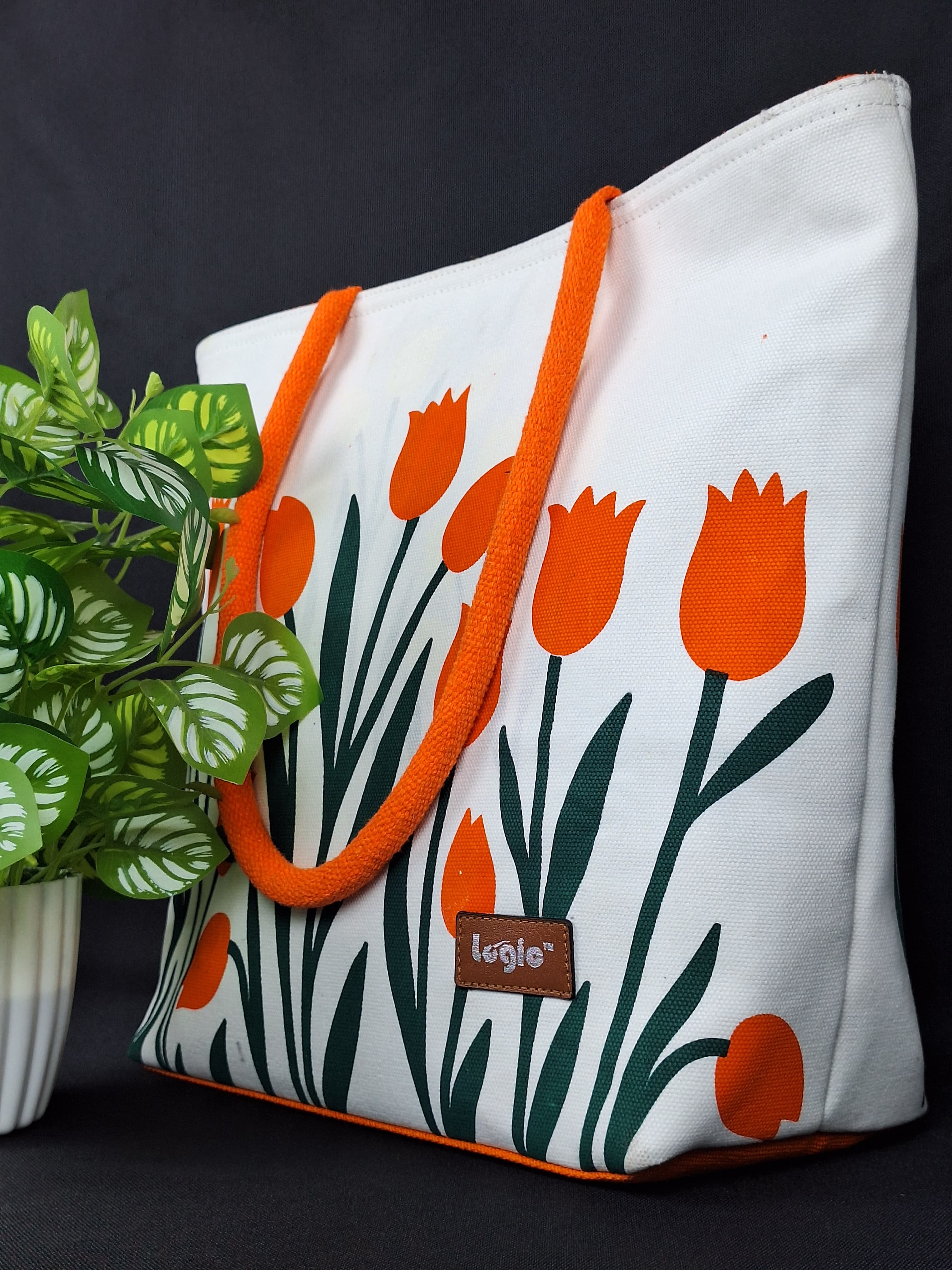 Floral Jute Bag
