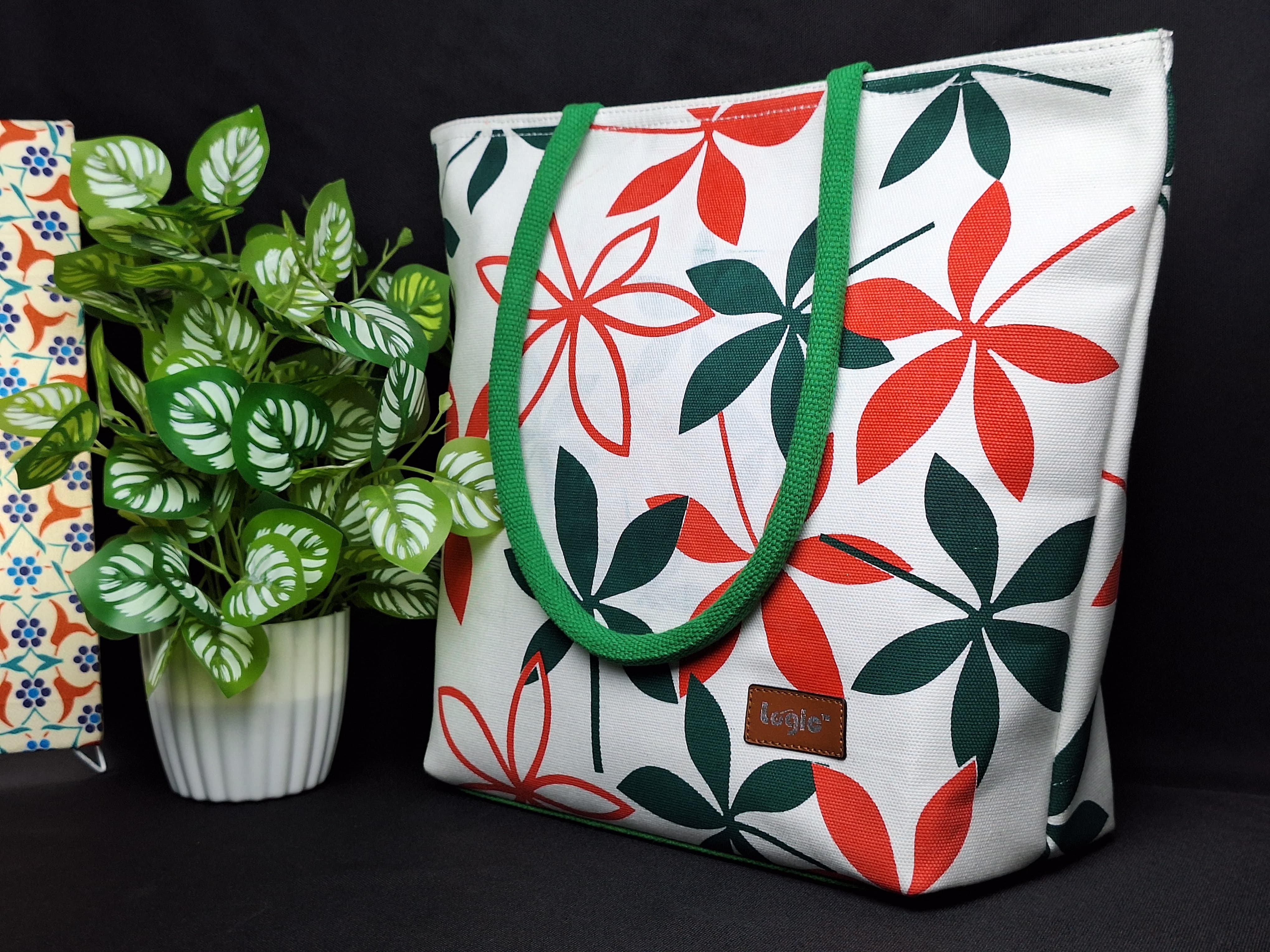 Floral Jute Bag
