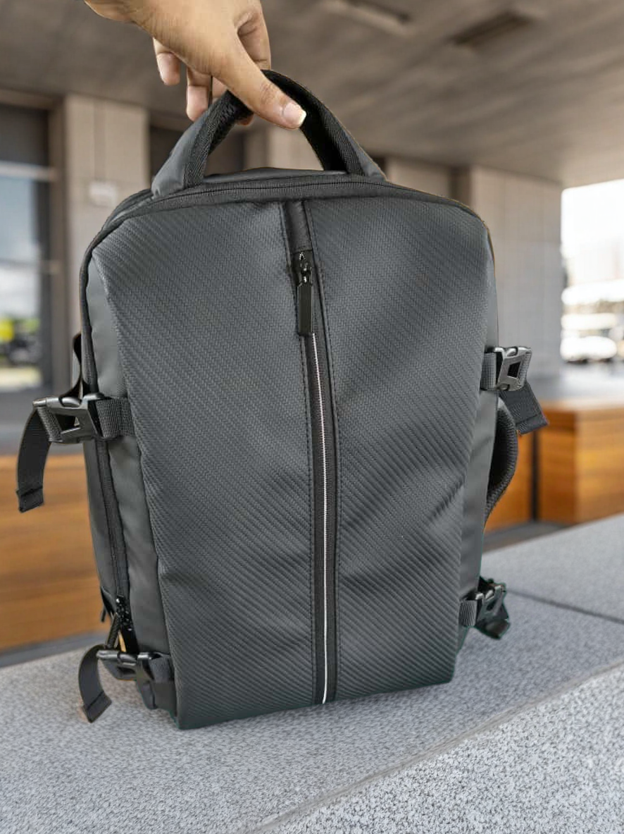 Modern Black Laptop Backpack