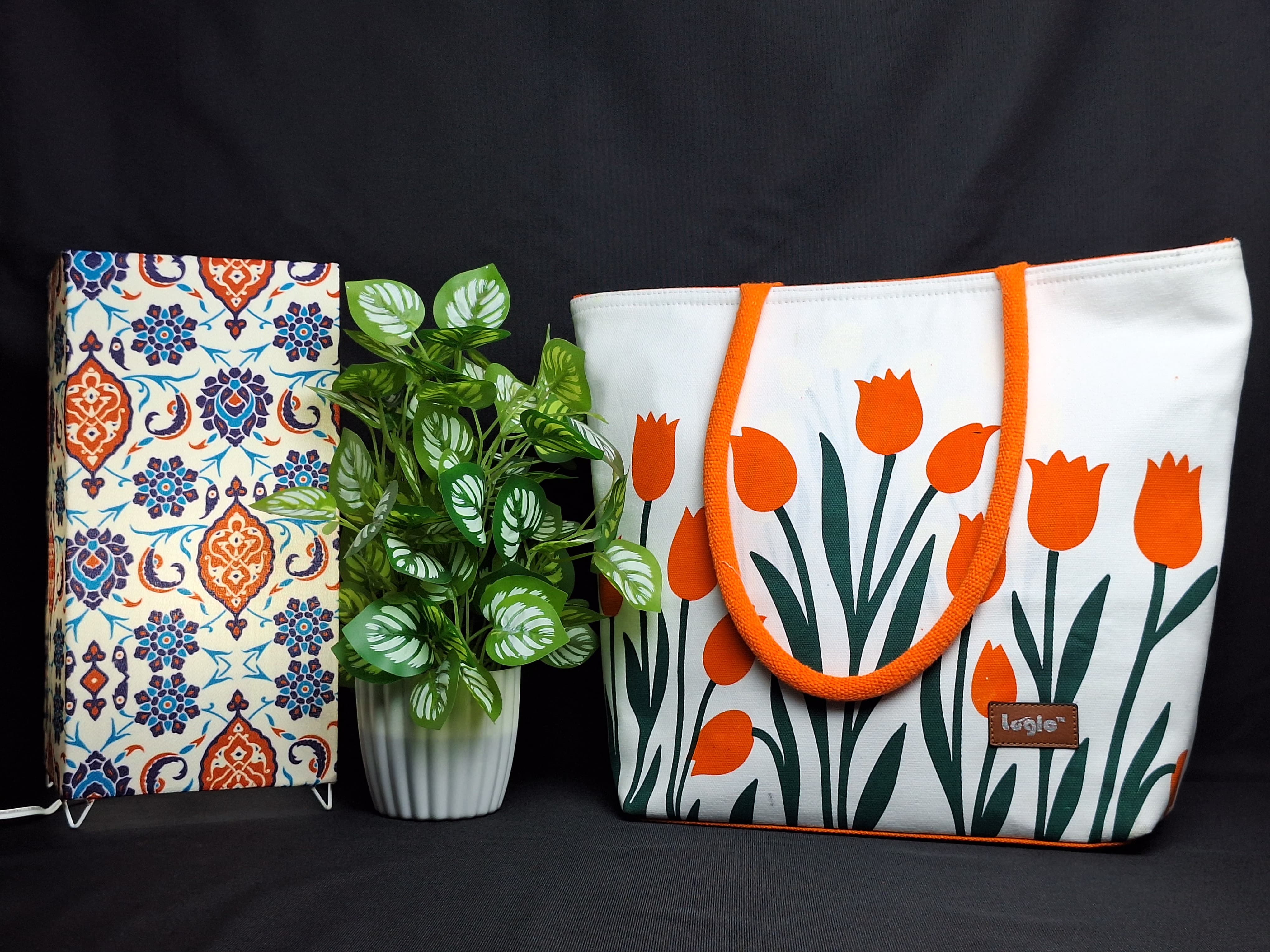 Floral Jute Bag
