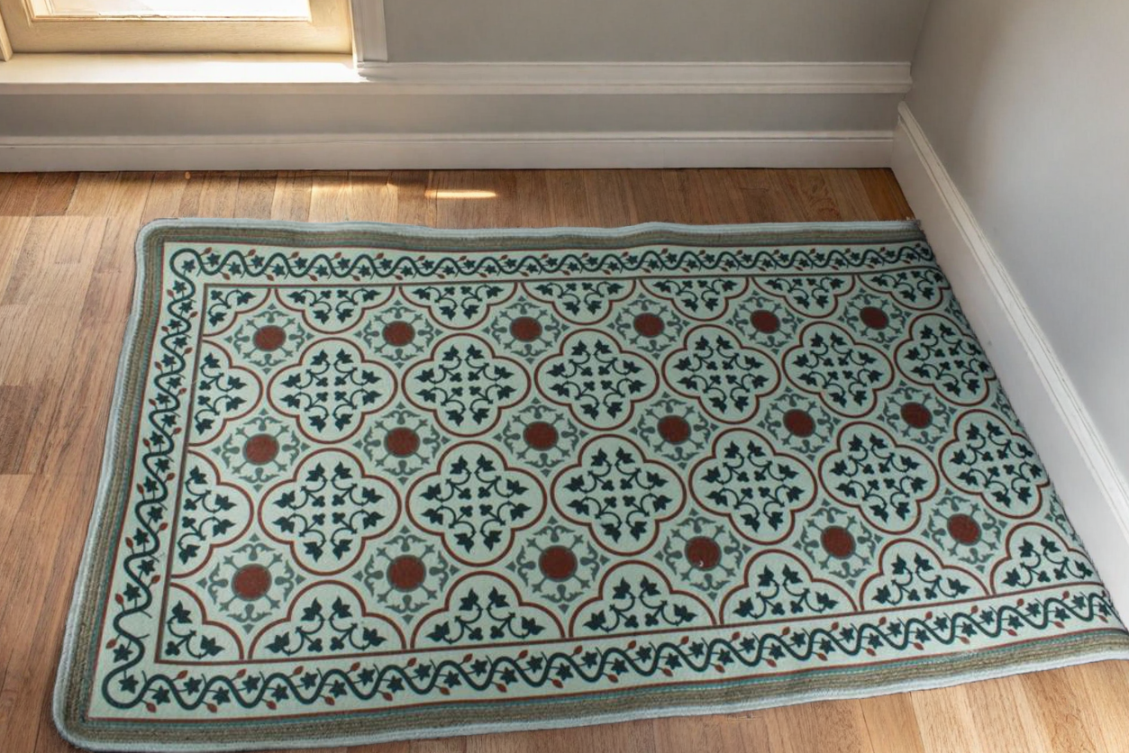 Decorative patterned rug