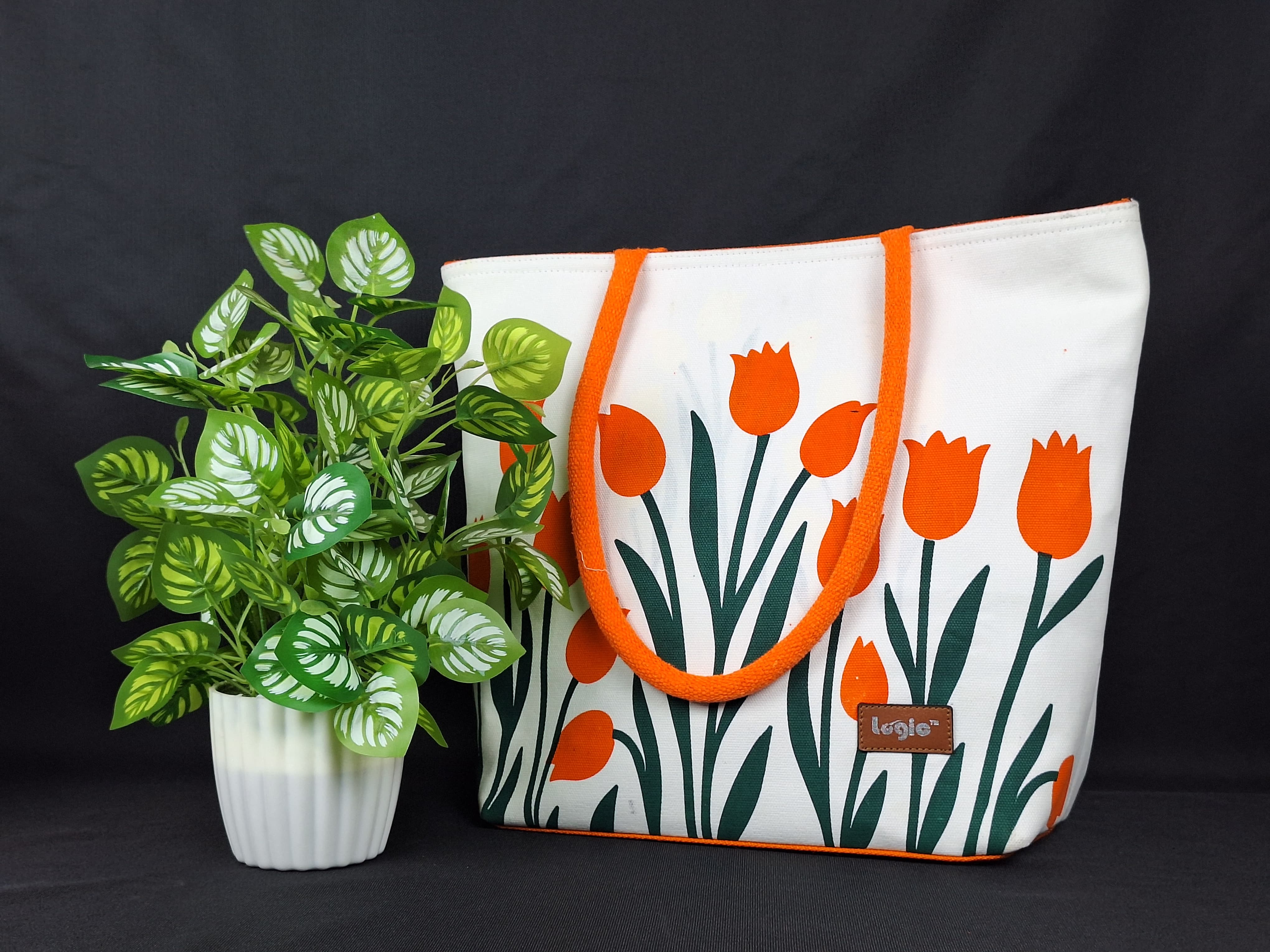 Floral Jute Bag
