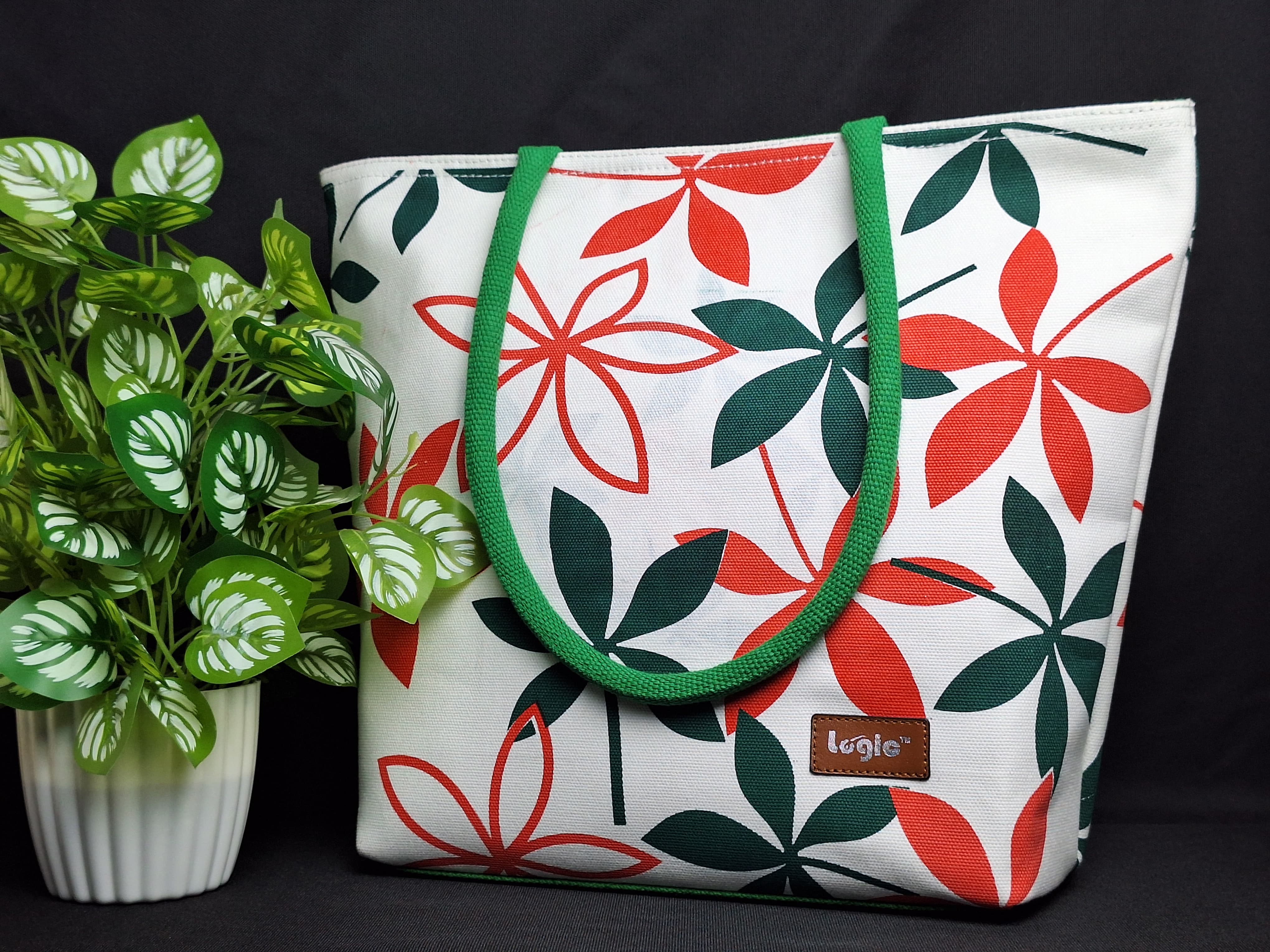 Floral Jute Bag