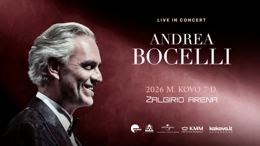 ANDREA BOCELLI  - Vienintelis pasirodymas Žalgirio arenoje