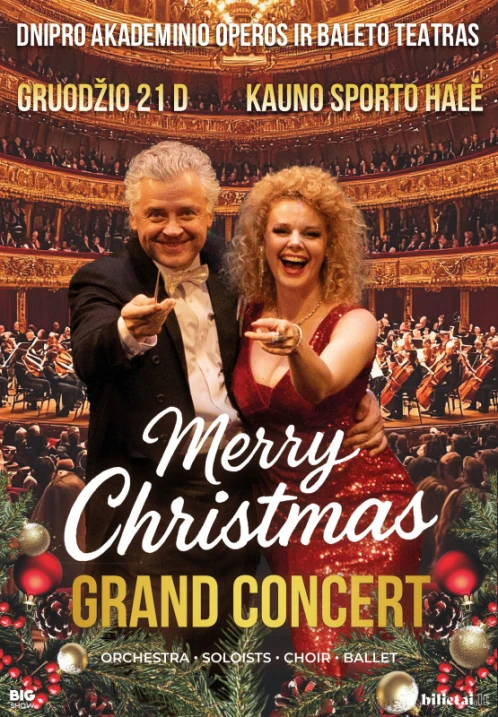 MERRY CHRISTMAS GRAND CONCERT Dniepro valstybinis teatras / Kaunas