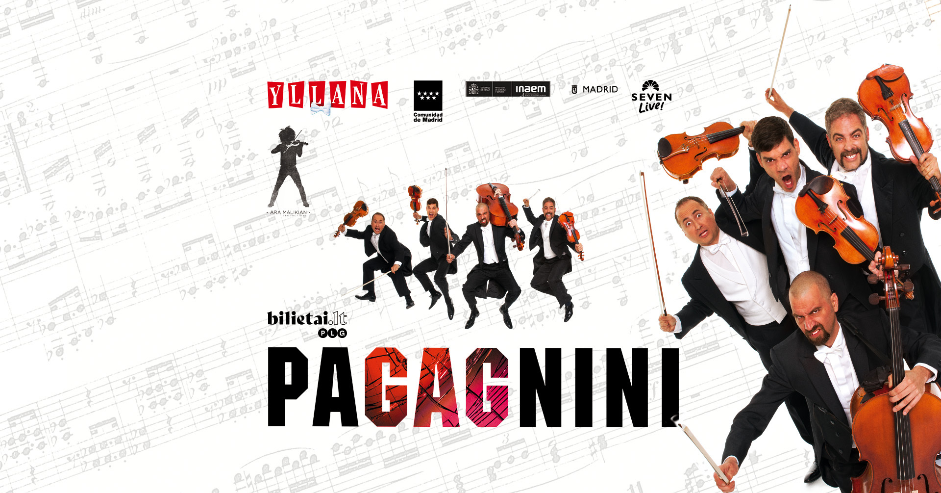 PAGAGNINI - iš koto verčianti humoro ir klasikinės muzikos šou. Kauno Žalgirio arena