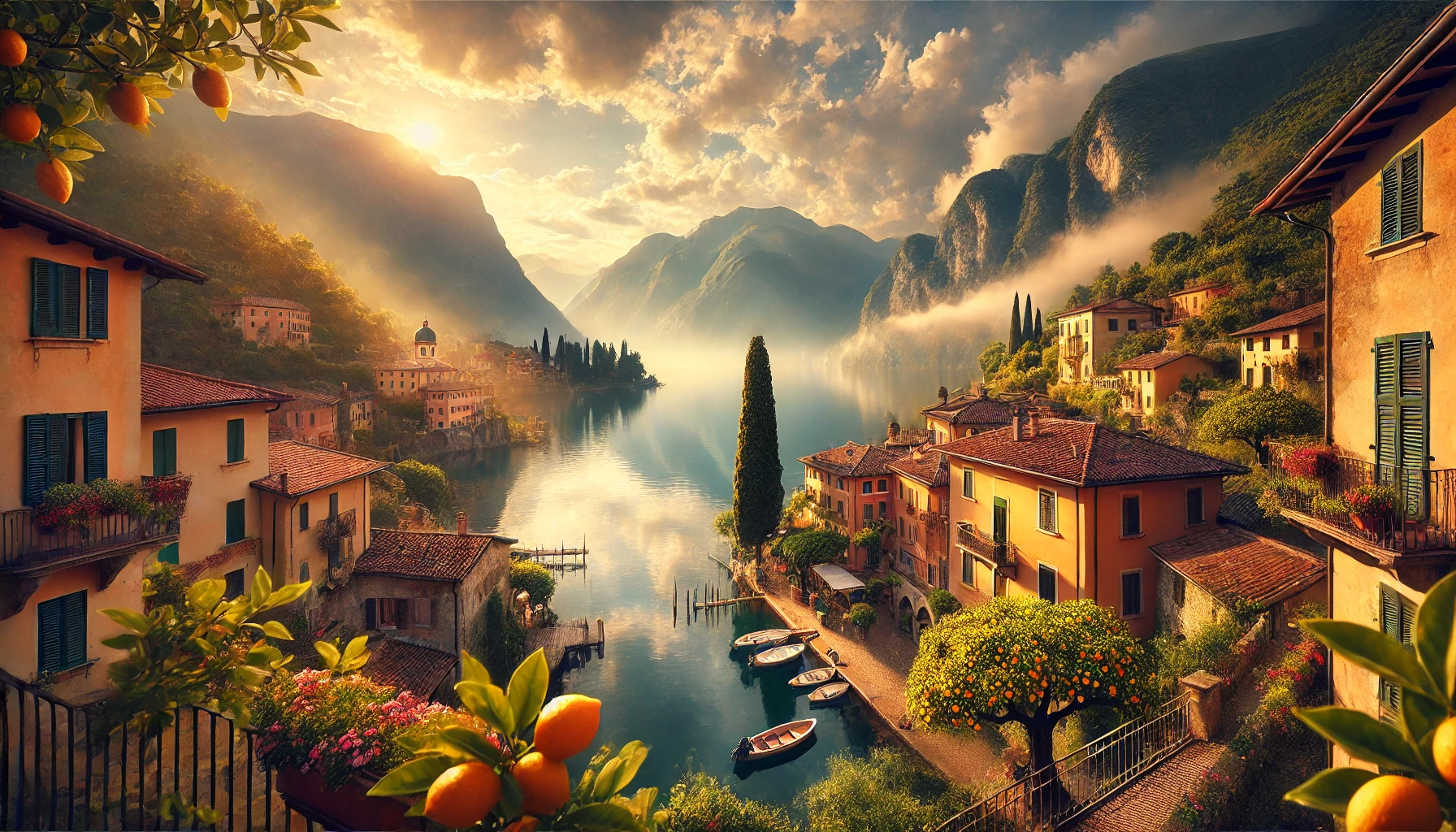 NUOSTABIAUSI ŠIAURĖS ITALIJOS EŽERAI, MIESTAI IR MIESTELIAI