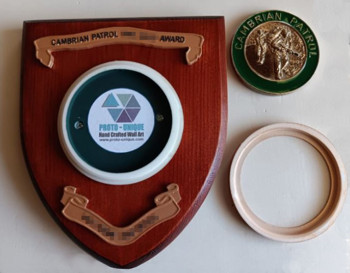 MEDAL MOUNT - THREADED BASE (REMOVABLE)