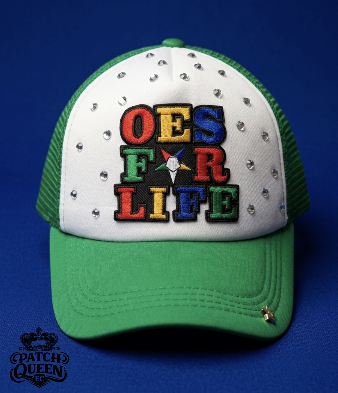 OES For Life Rhinestone Vibe Cap
