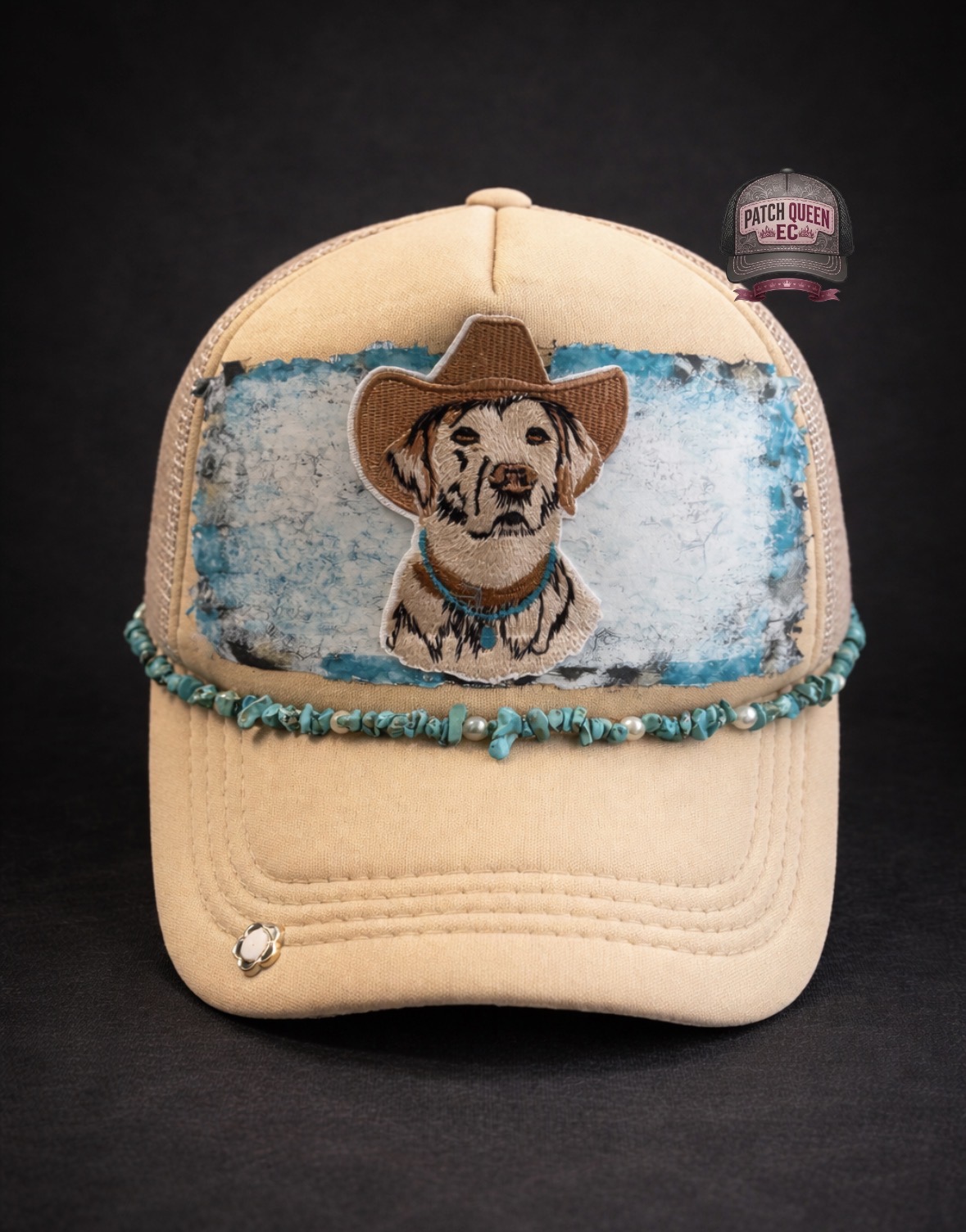 Cowboy Dog Embroidered Cap