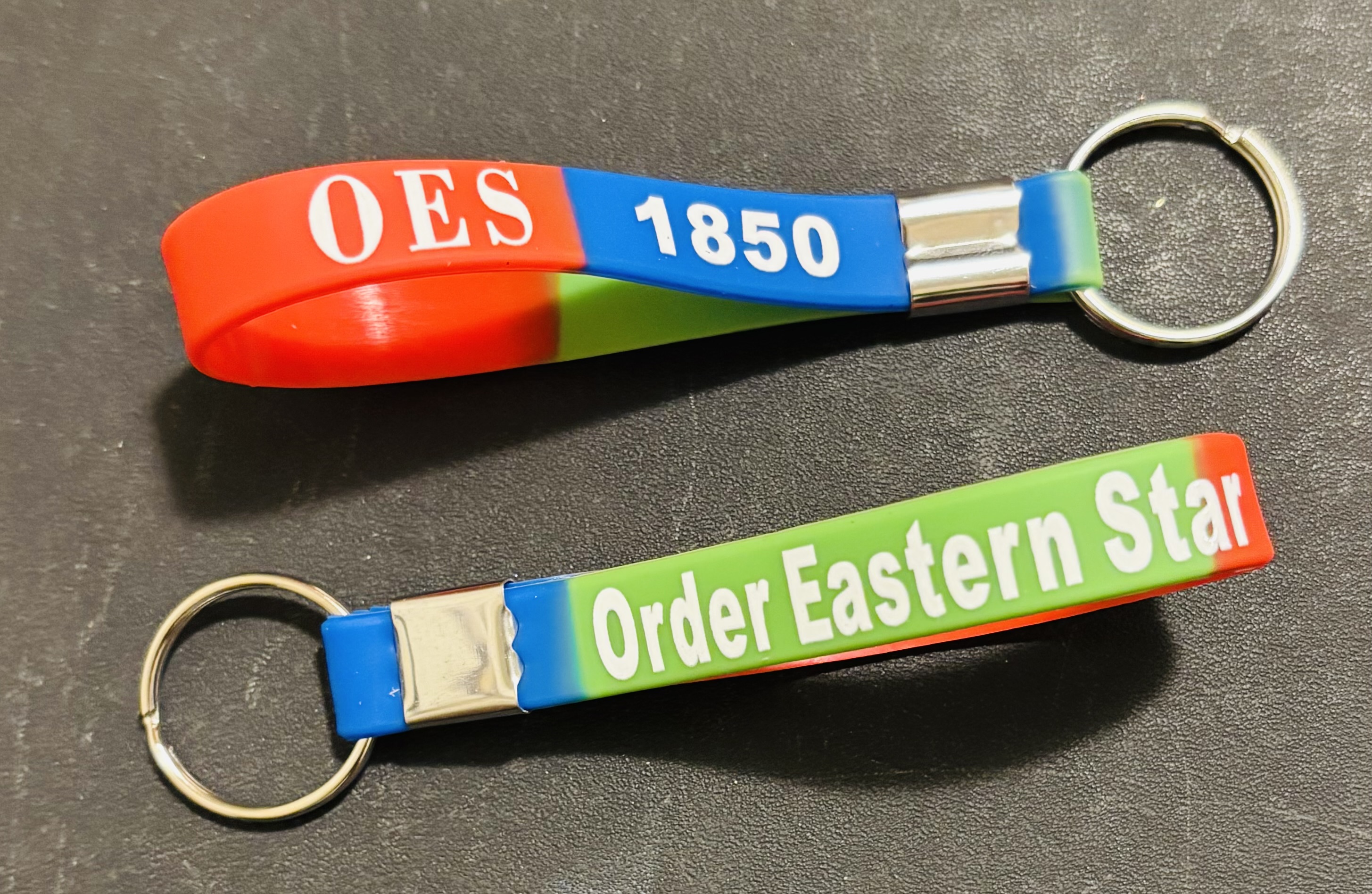 OES Silicone Keychain