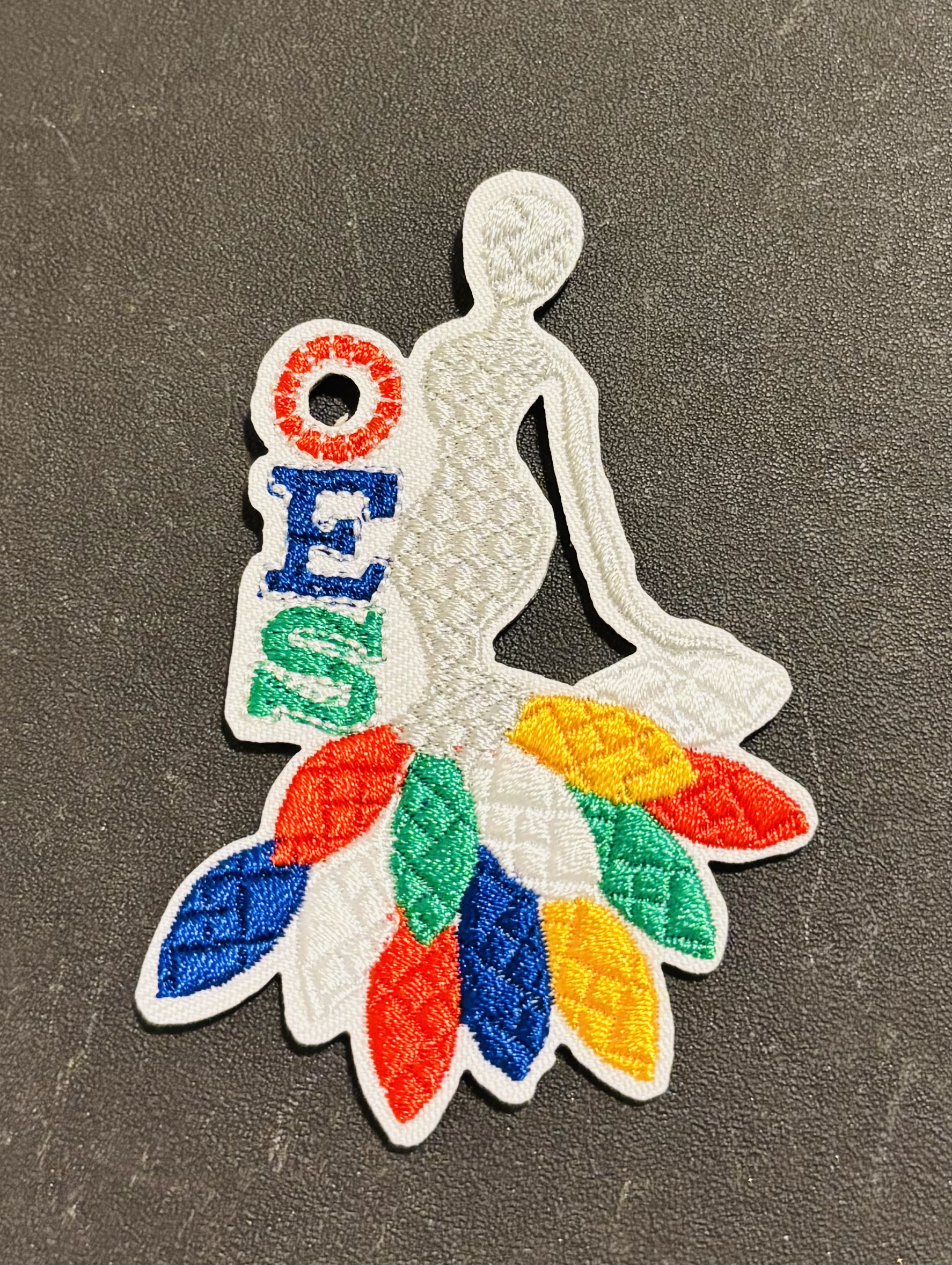 OES Embroidered Iron on Patch