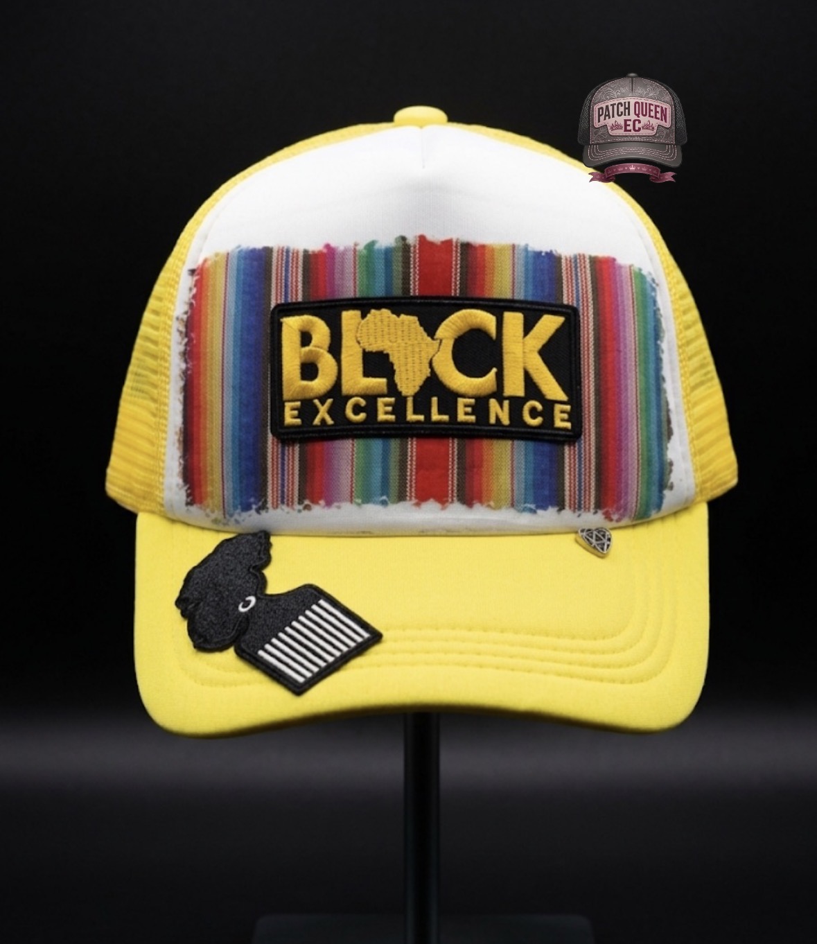 Black Excellence Rainbow Trucker Hat