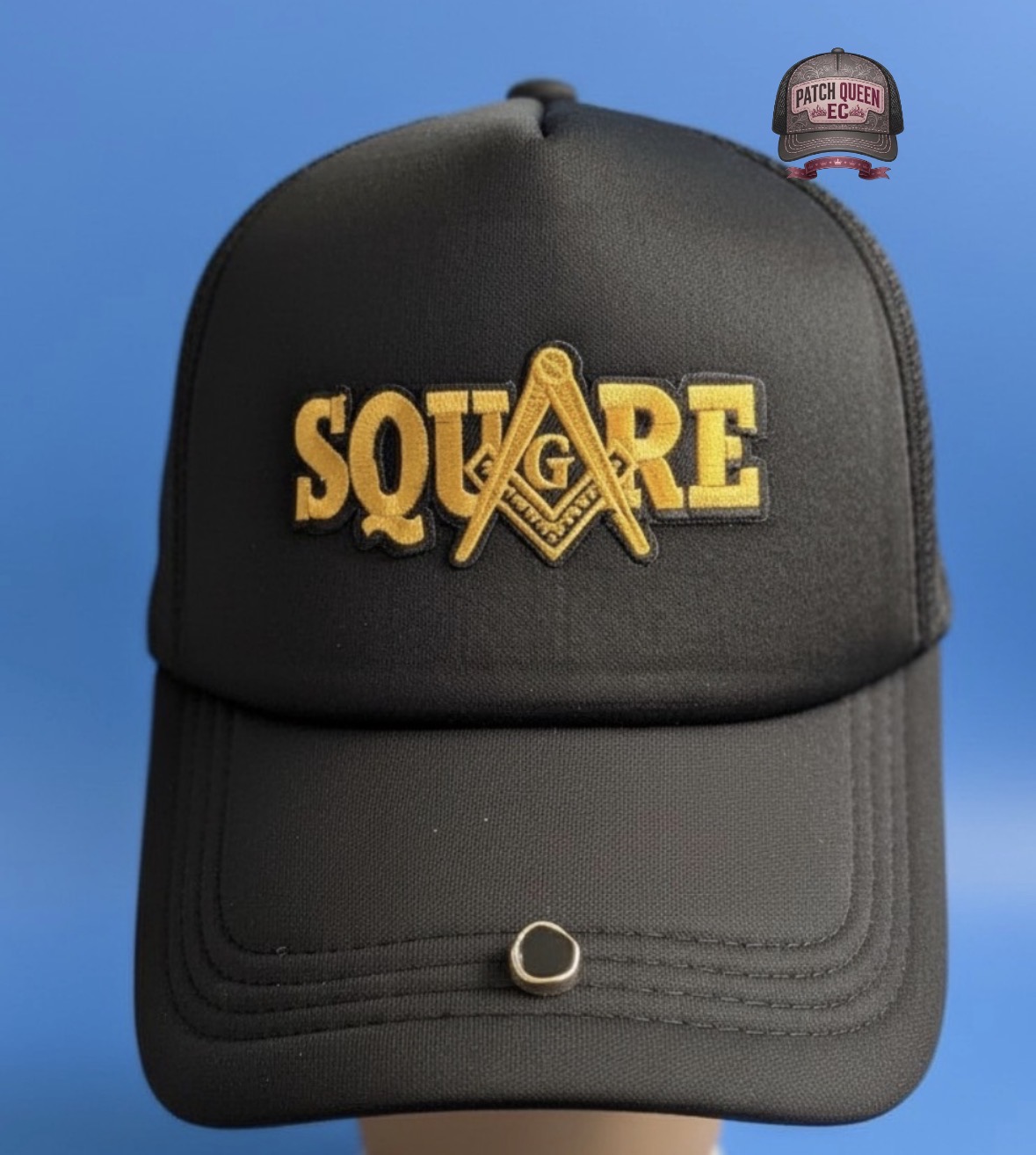 Square Masonic Trucker Hat
