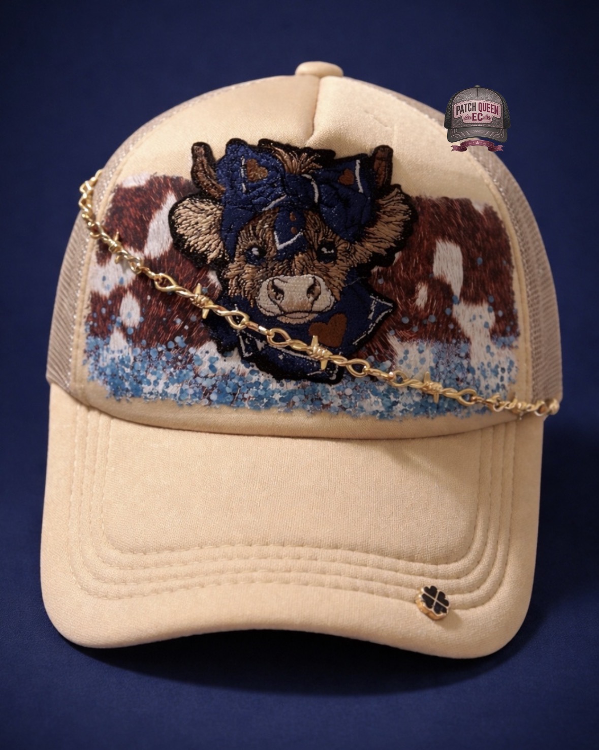 Cow Embroidered Vibe Cap