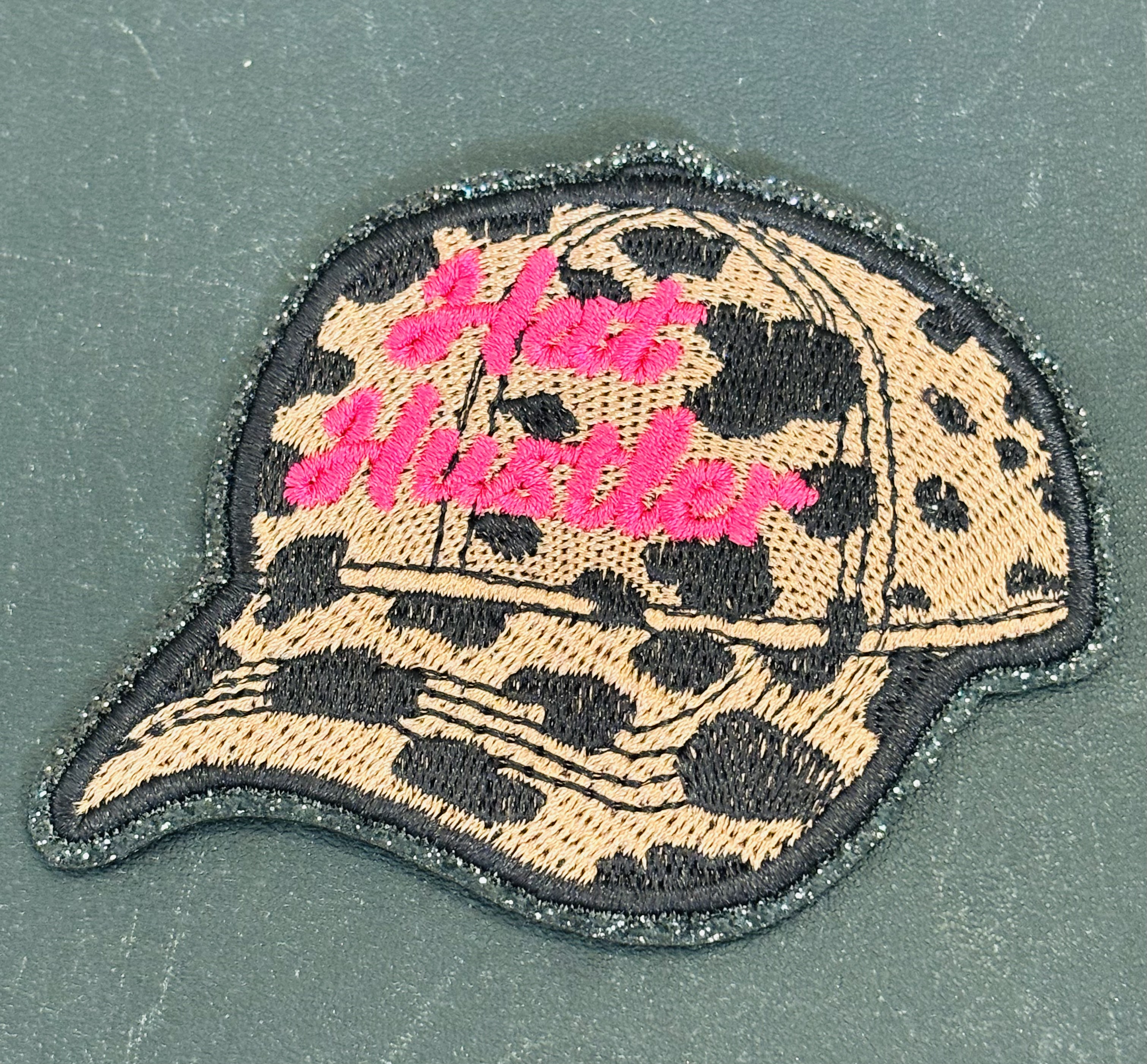 Cheetah Print Hat Patch