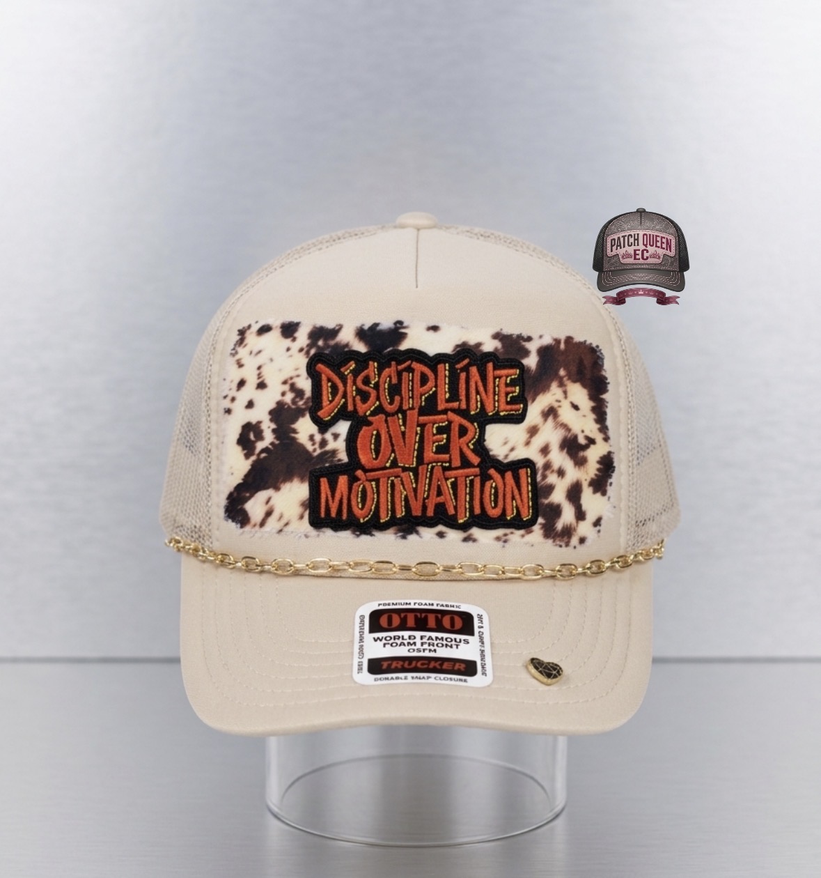 Discipline Over Motivation Trucker Hat