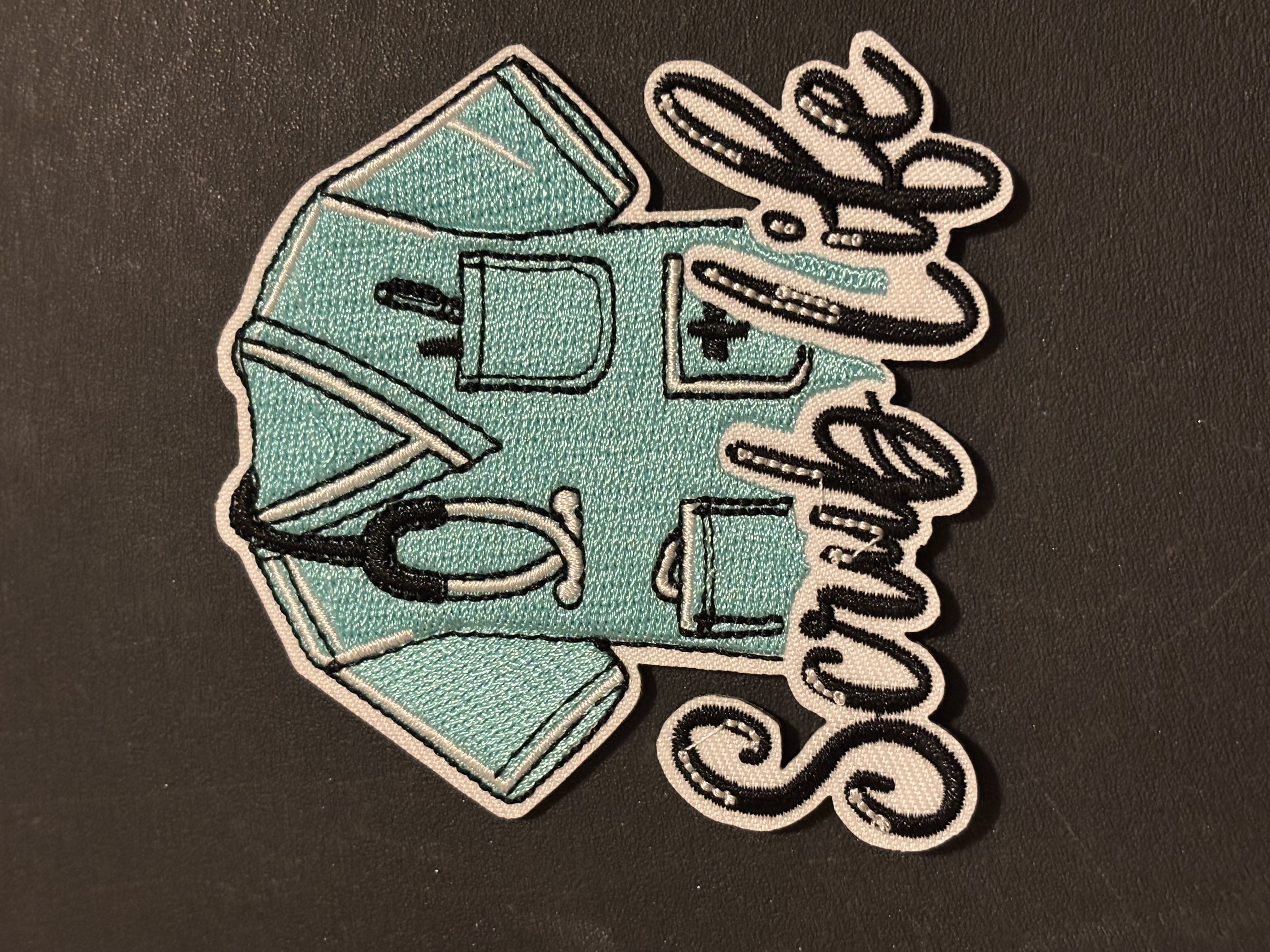 Scrub Life Embroidered Patch