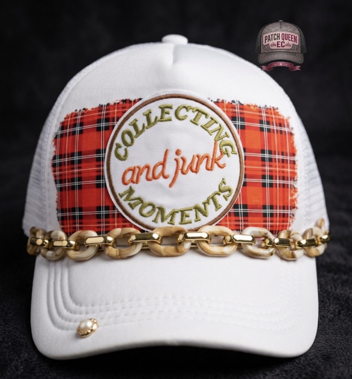 Plaid Patch Vibe Cap