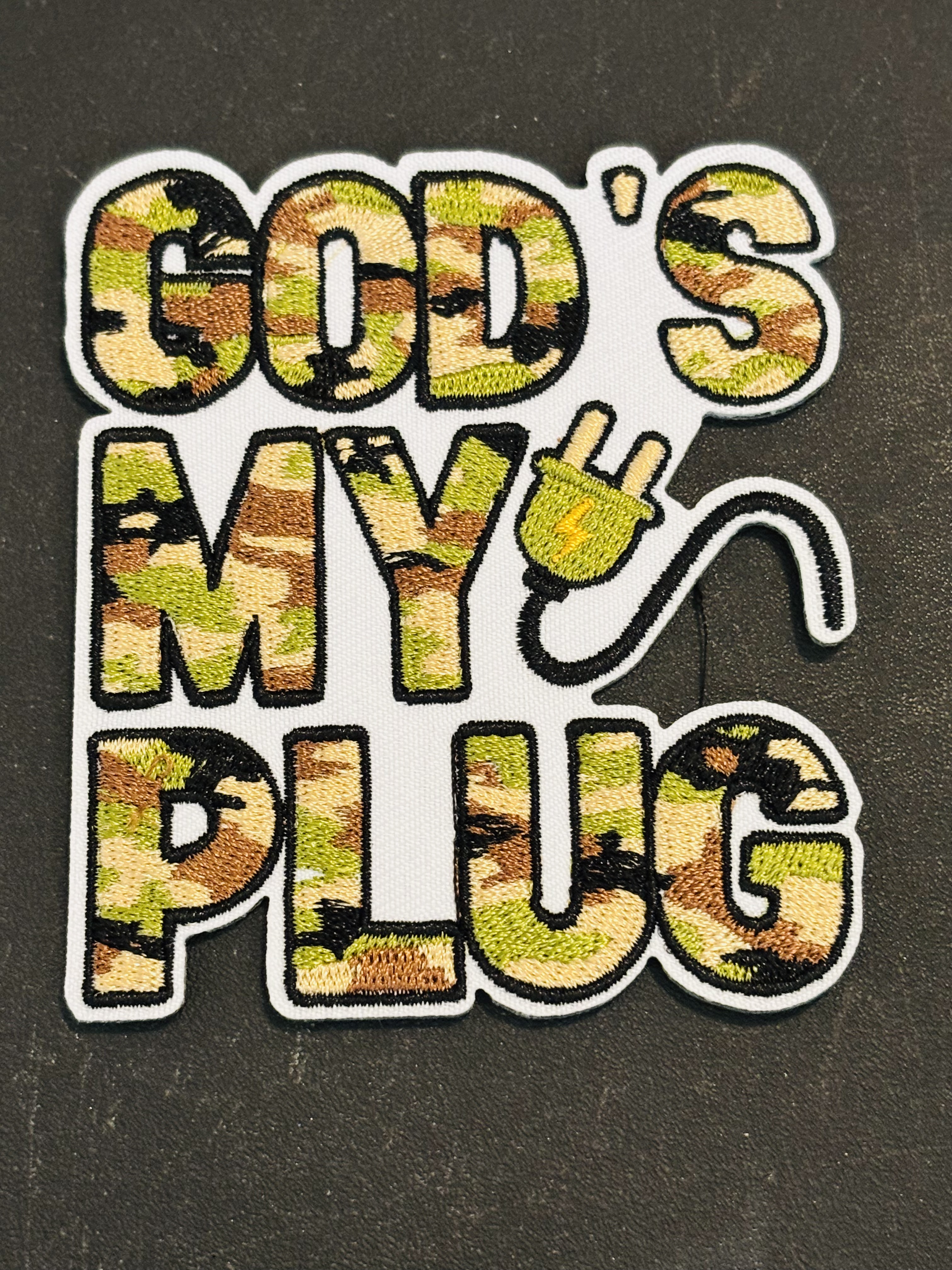 God's My Plug Patch