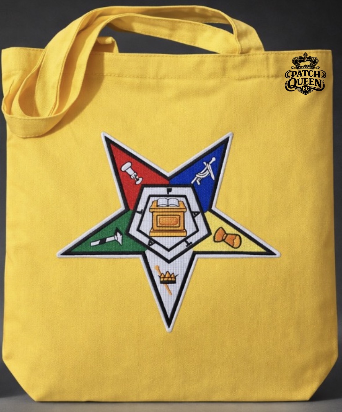 Embroidered Star Tote Bag