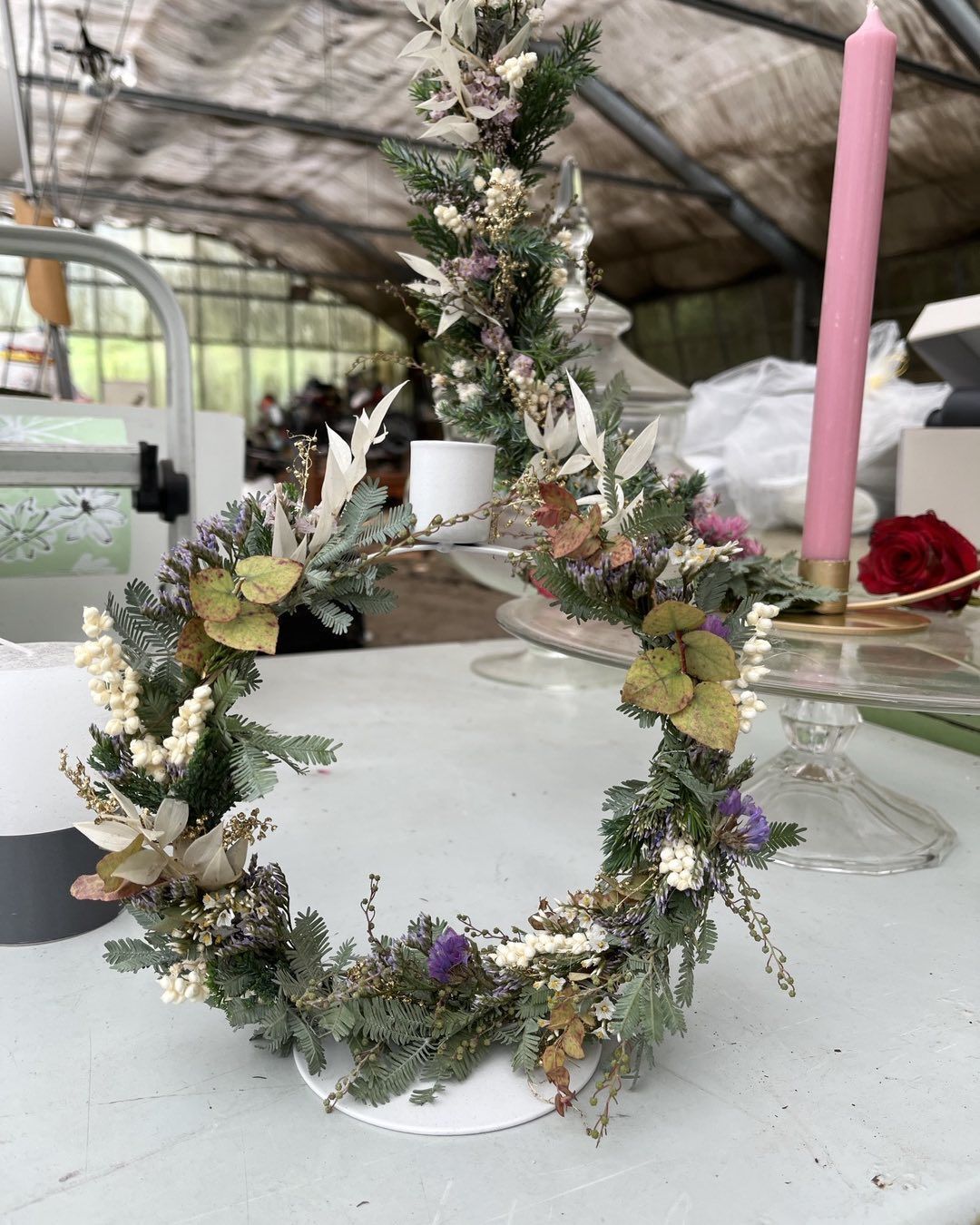 Trockenblumenloop (00055)