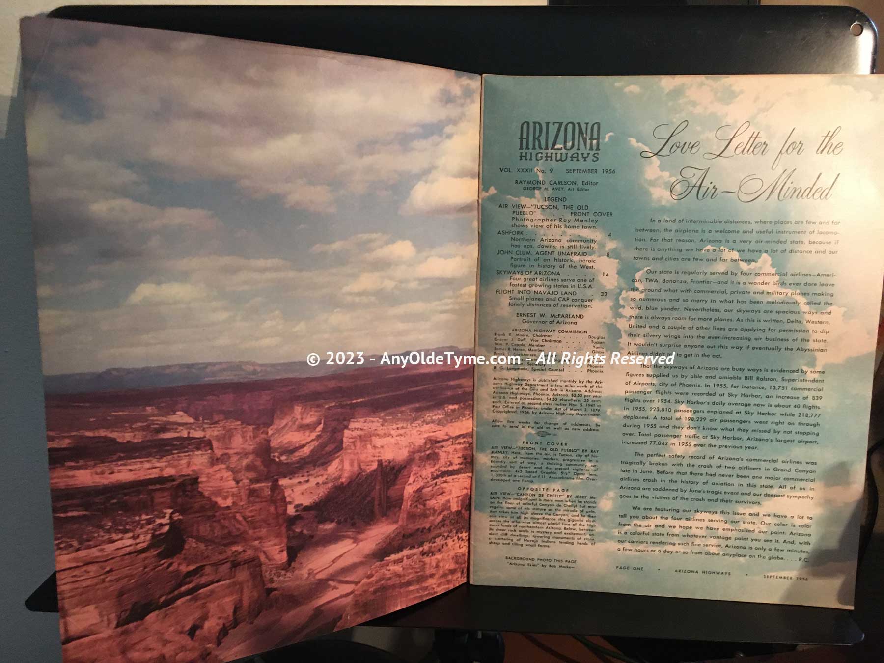 Arizona Highways Magazine - Sept 1956