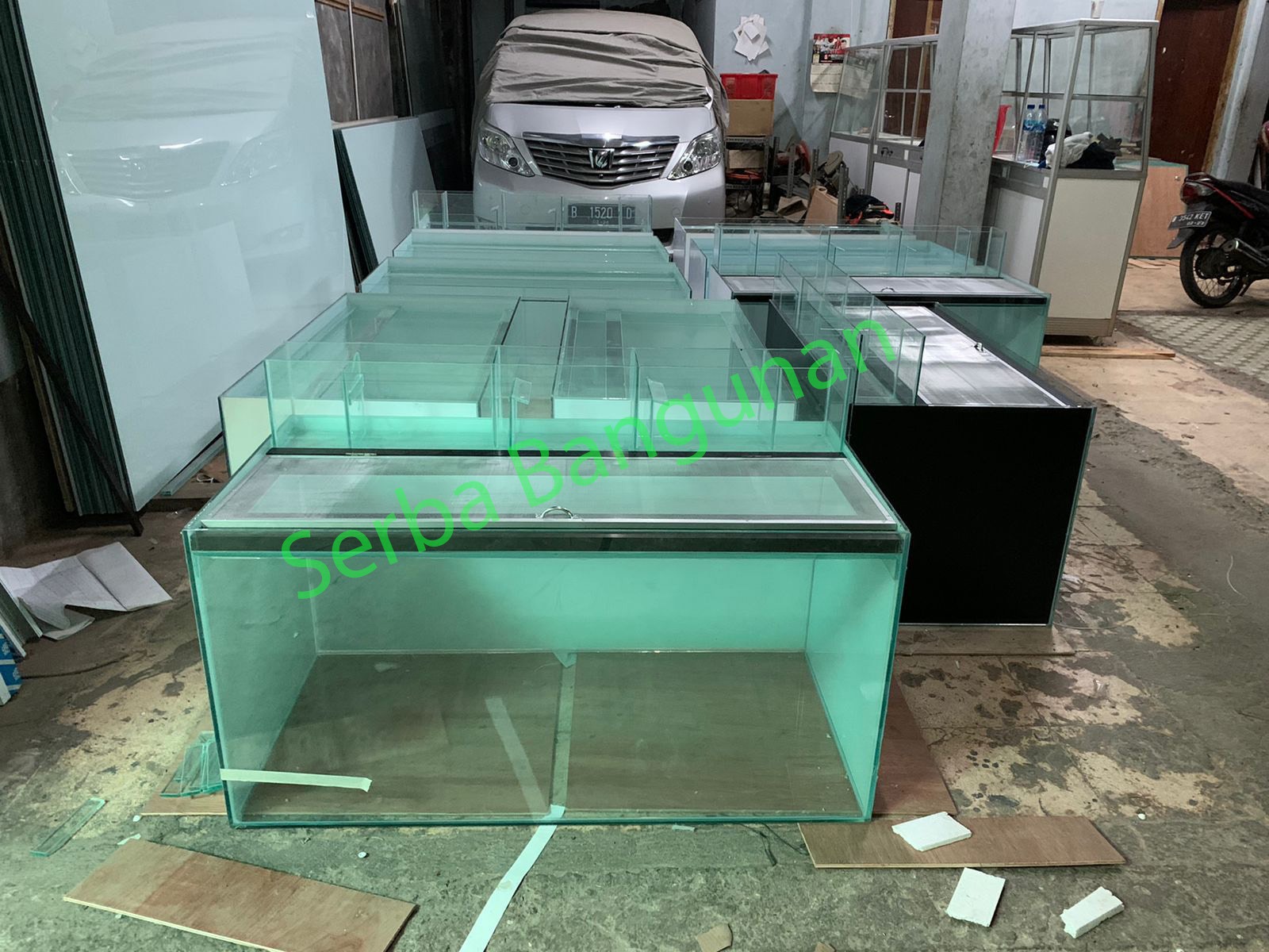 Aquarium Kaca Custom