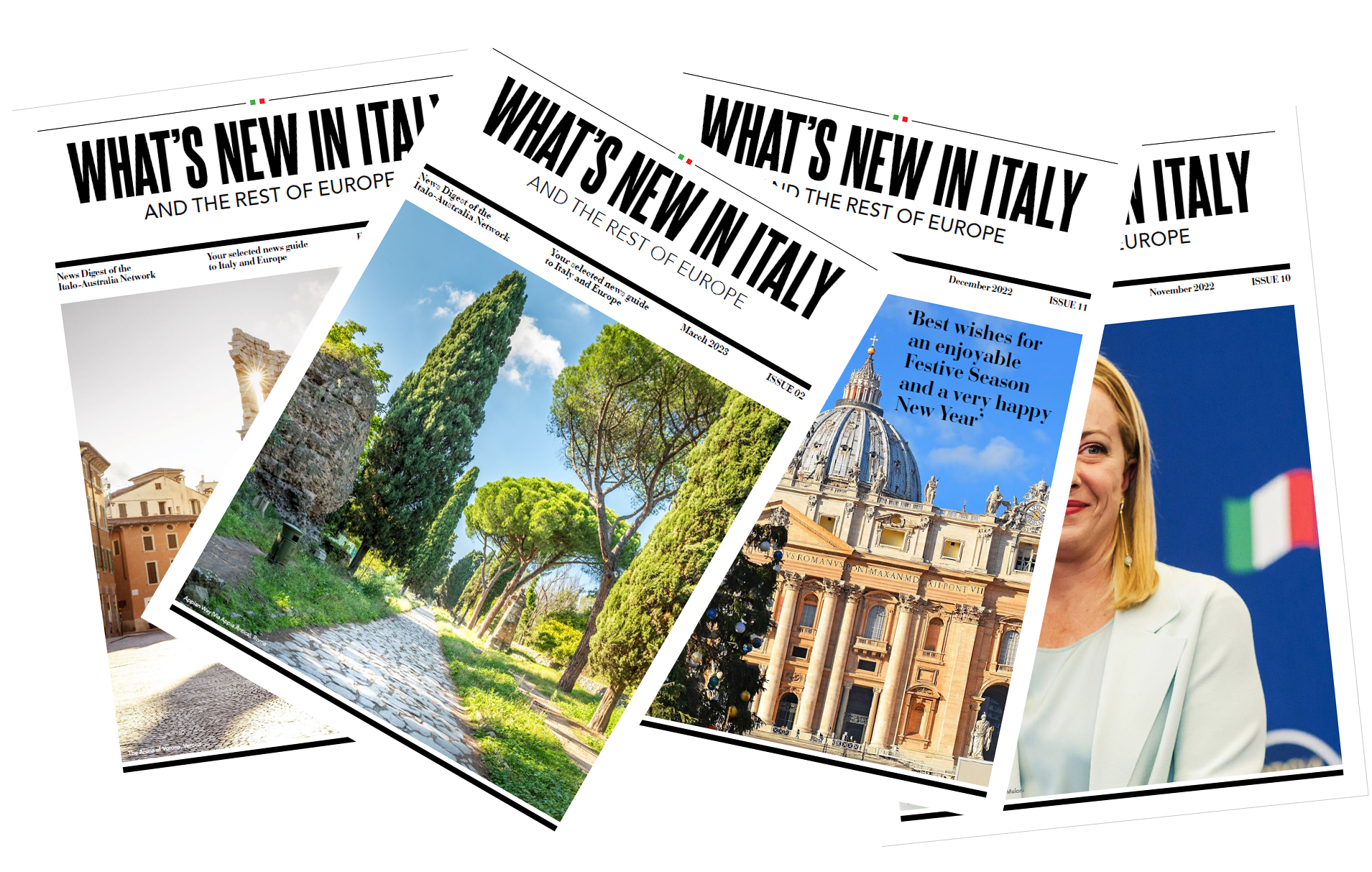12 month subscription to the e-zine "What's New In Italy"