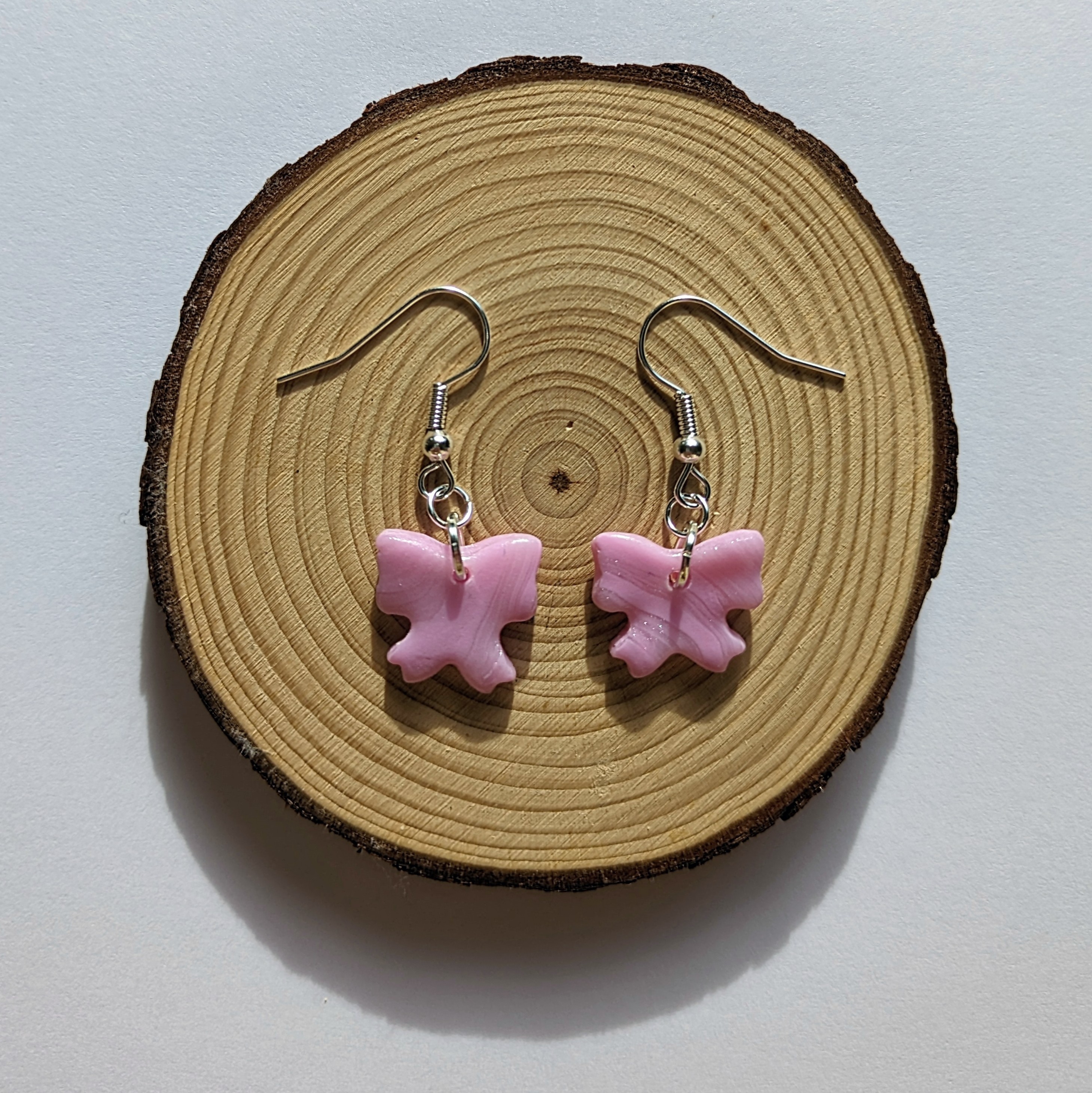mini bow earrings