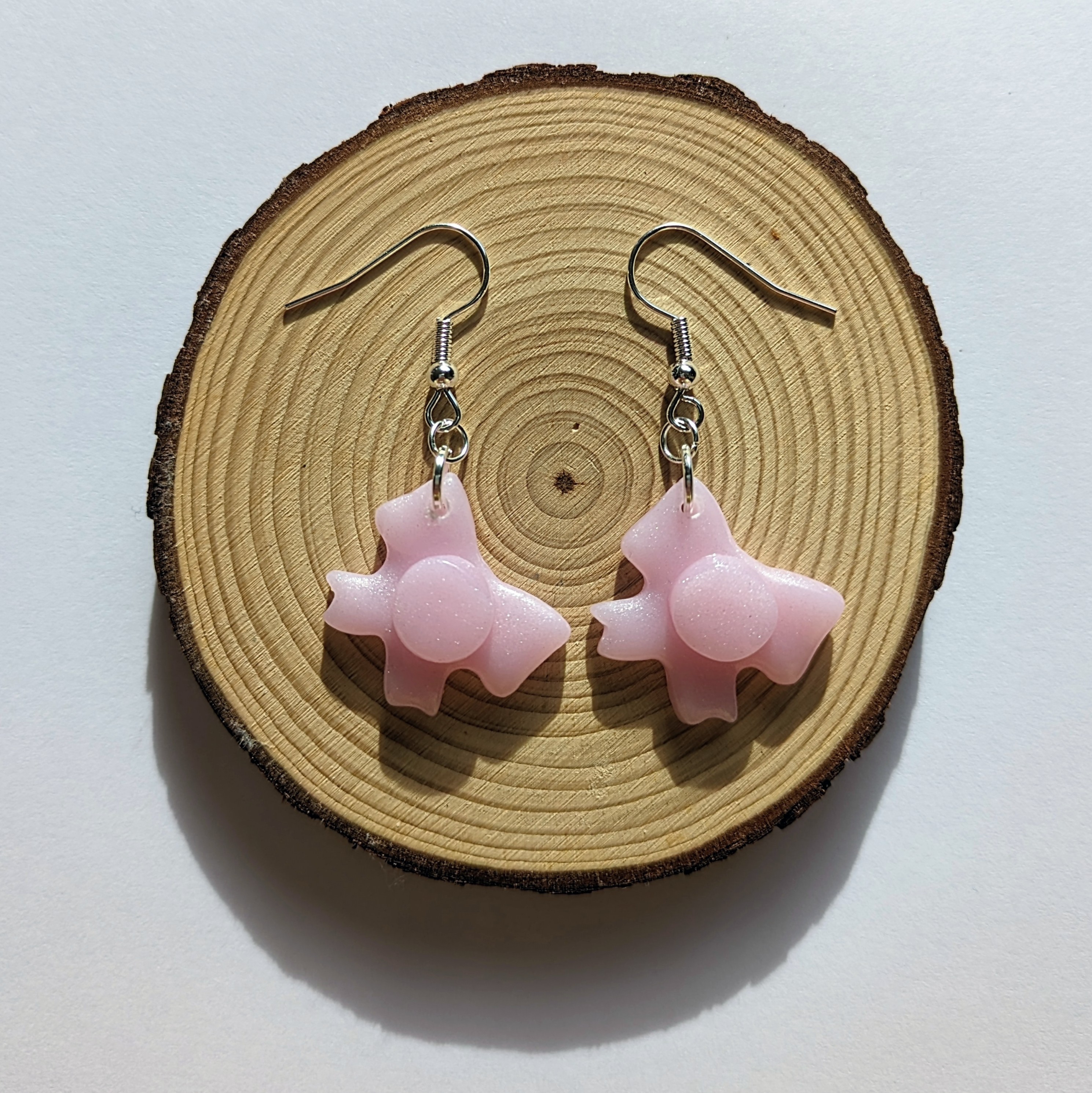 tiny bow earrings