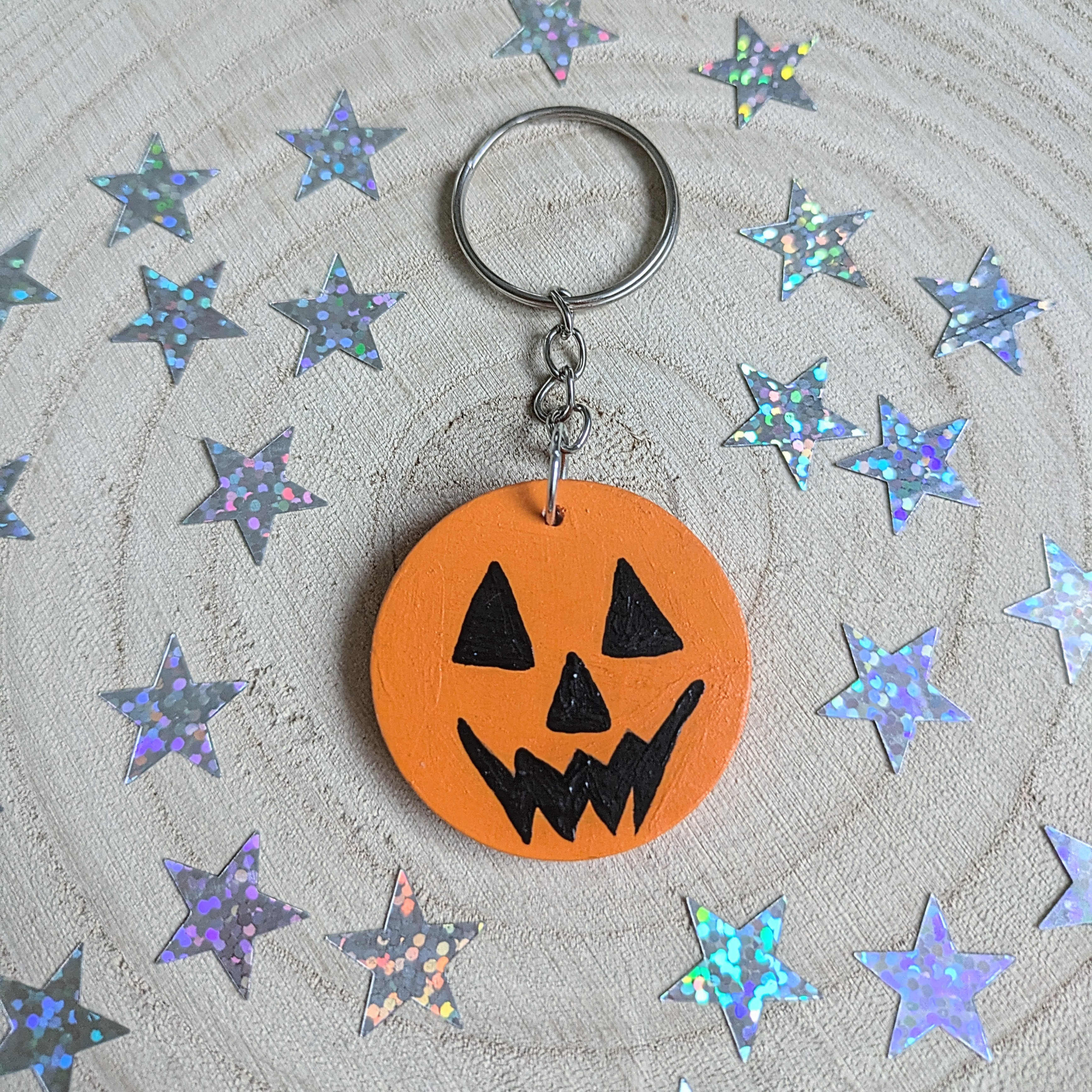 pumpkin keyring